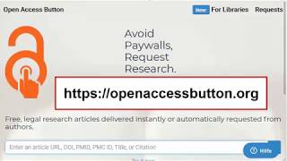 E-Tutorial: Open Access