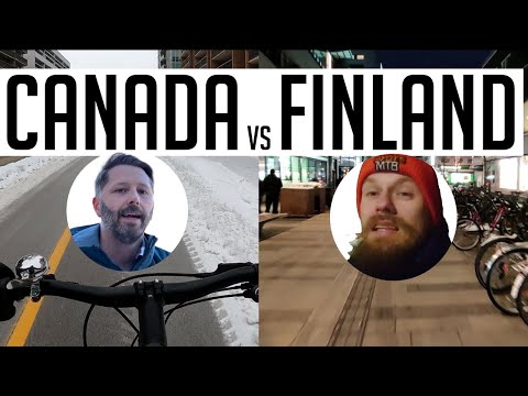 Urban Winter Cycling in Finland and Canada