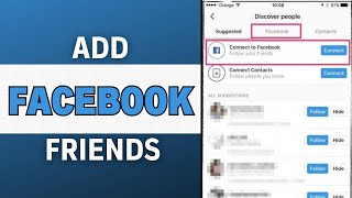 How To Add Facebook Friends In Instagram 2023
