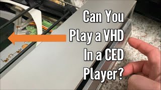 Wait—VHD in a CED Player?! Shocking Test! VHD Video Disc vs CED Player Compatibility
