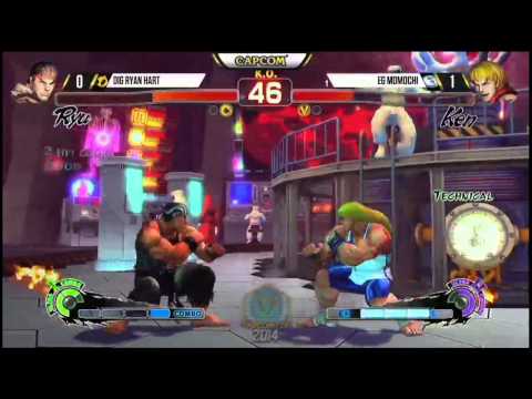 CAPCOM Cup 2014 Final USF4 - Momochi(ken) vs Ryan Hart (Ryu)