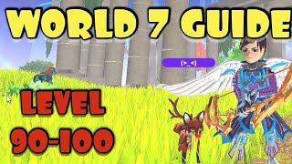 World 7 in World Zero Complete Guide for Level 90 to 100