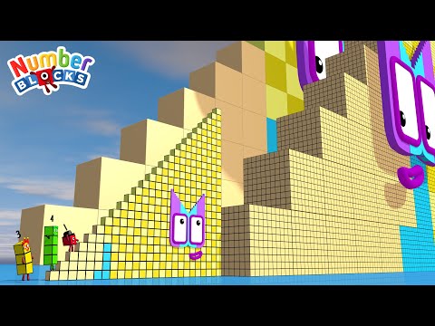 Numberblocks Step Squad NEW 1 to 325,000,000 BIGGEST - The Amazing Step Squad Numberblocks HUGE