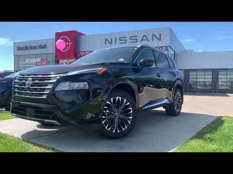 2024 Nissan Rogue AWD Platinum in Black for sale at Medicine Hat Nissan in Medicine Hat, AB
