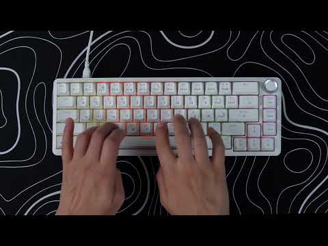 Клавиатура Ajazz AK690 Peach Mist Switch White (AK690-PM-W)