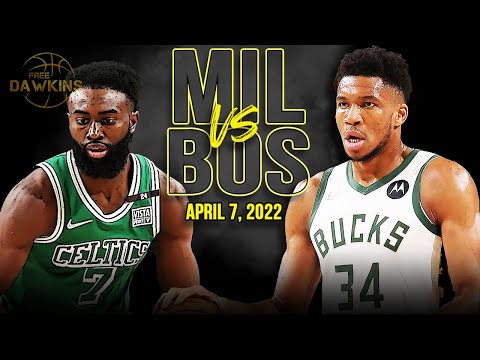 Milwaukee Bucks vs Boston Celtics Full Game Highlights | April 7, 2022 | FreeDawkins