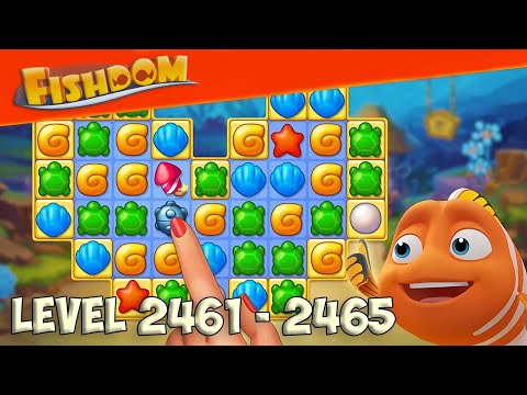 Fishdom level 2461 - 2465 HD