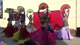 人妻達の妖艶ベリーダンス　高円寺びっくり大道芸