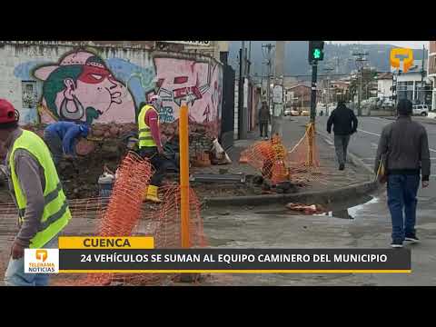 24 vehículos se suman al equipo caminero del municipio de Cuenca