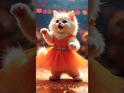 Cute Cat Dance | Dodi Dodi Dum Dum Song #shorts #catshorts #catlover #catvideos #catdance
