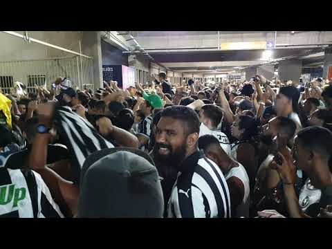 "Botafogo 2x0 Avaí, Brasileirão 2019, festa torcida do Fogão." Barra: Loucos pelo Botafogo &bull; Club: Botafogo