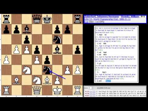 World Championship 1886-Game 1-Zukertort,Johannes Hermann-Steinitz,William