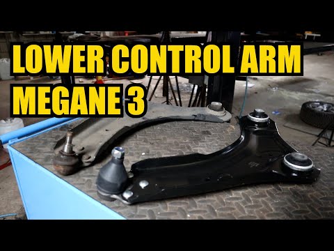How To Replace A Lower Control Arm Renault Megane 3 III