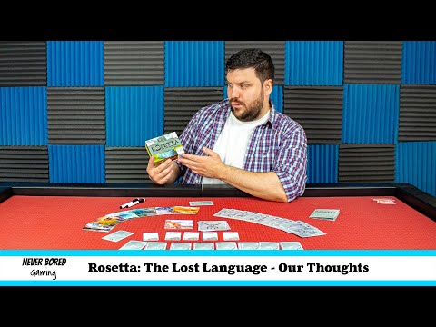 Never Bored Gaming | Our Thoughts | Rosetta: The Lost Language