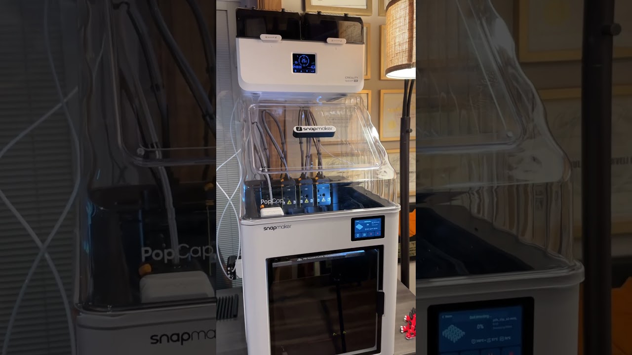 #snapmaker u1, Pop Cap and the Creality SpacePi 4XL.  #3dprinting #3dprinterupgrade