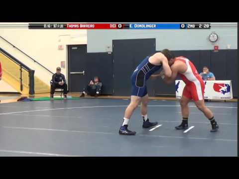 GR 85 KG - QF - Thomas Barreiro (CAN) vs. Ethan Dondlinger (USOTS)