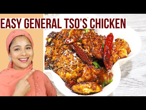 How to make restaurant style GENERAL TSO's Chicken at home | INSANELY GOOD & EASY
