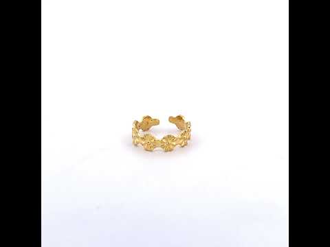 Modern 925 sterling silver flower rings