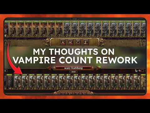 My thoughts on the vampire counts rework - Total war Warhammer 3