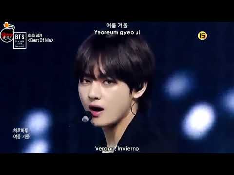 BTS❤ Best Of Me sub Esp + Hangul + Rom