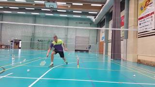 BADMINTON FOOTWORK #2 - DEFENCE - FRONT CORNERS