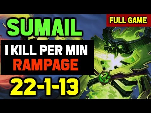 OMG! Sumail mid Pugna NONSTOP Kills FULL DMG BURST Build