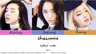 Ladies' Code - Chaconne Lyrics (Han/Rom/Eng)