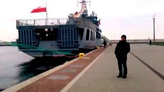 ORP Kormoran przyjęty do służby oficjalne podniesienie bandery Gdynia 28 11 2017 cz I