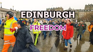 EDINBURGH FREEDOM RALLY, 5.02.2022