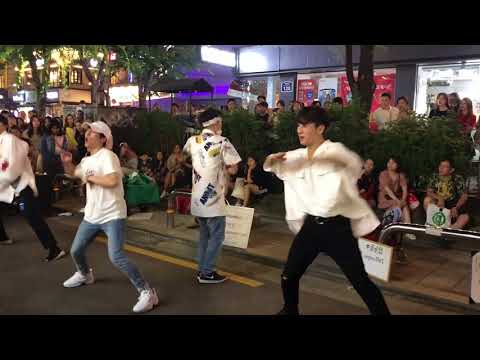 170618 Hongdae busking - BTS Fire