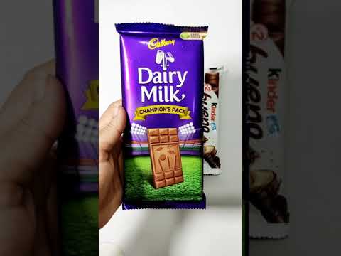 Cadbury Dairy Milk T20 World Cup 🏆 2021 Champion's Pack | ASMR Big Dairy Milk Unwrapping #shorts
