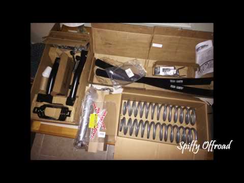 UnBoxing the Rough Country 4.5 Inch Jeep Cherokee Lift Kit!!!