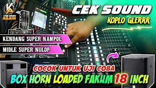 Download lagu CEK SOUND DANGDUT KOPLO GLERR TERBARU 2024 COCOK DI PLAY SAAT HAJATAN DI JAMIN MANTAB mp3