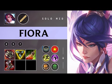 Fiora Mid vs Yone - VN Challenger Patch 25.23