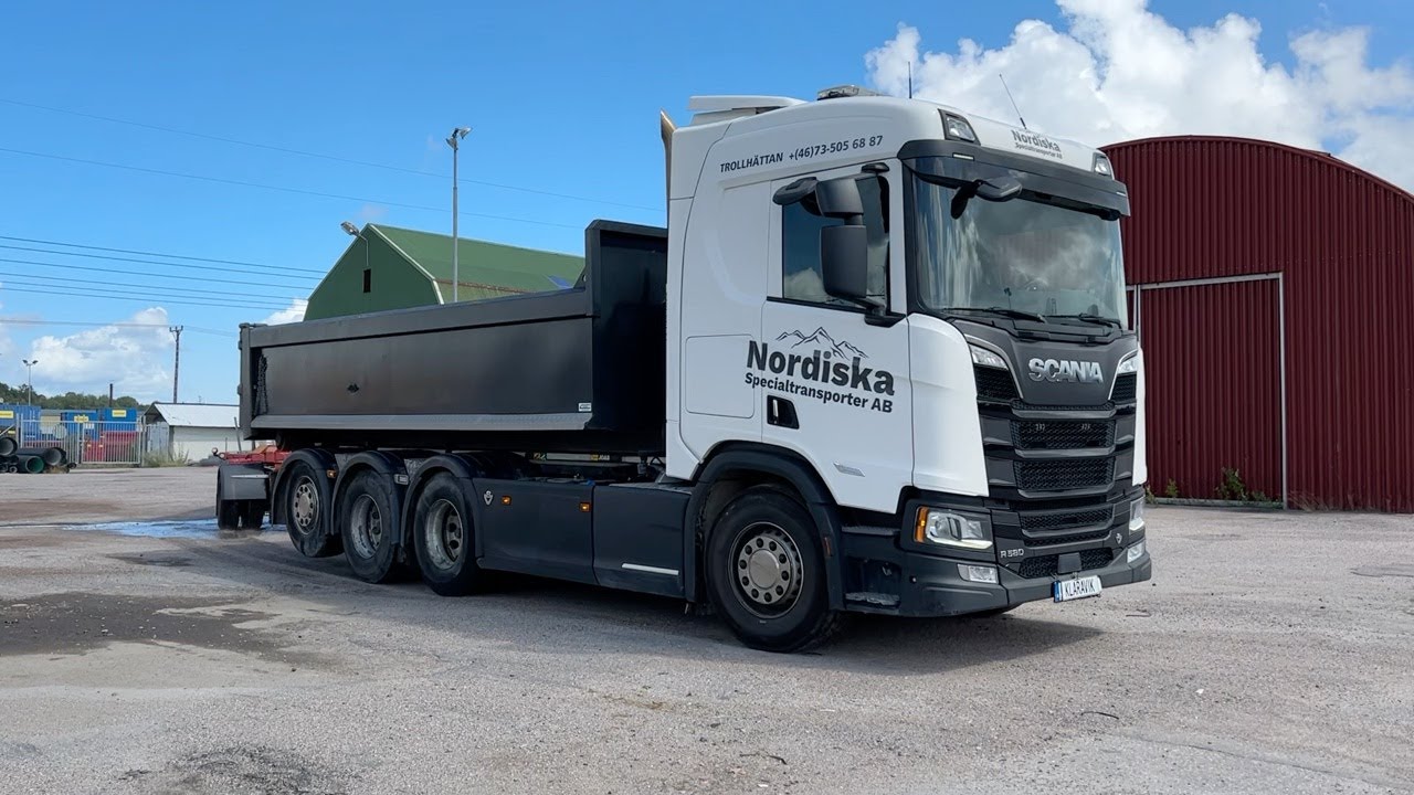 New Scania R580 Fullt utrustad Lastväxlare med 2st flak Scania R580 New gen