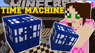 Minecraft: MOST INSANE LUCKY BLOCK EVER?!? (TIME MACHINE LUCKY BLOCK!) Mod Showcase