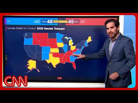 Winning one key state would give Dems a 96% chance of taking Senate
