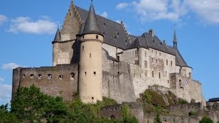 preview picture of video 'Ardennes Luxembourg tourism video: Vianden Castle/ Château, Clervaux & Esch sur Sûre'