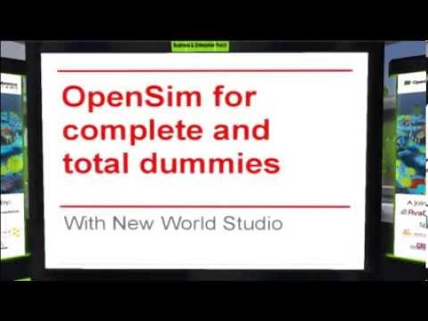 OSCC13 - New World Studio OpenSim Setup Tool for Dummies