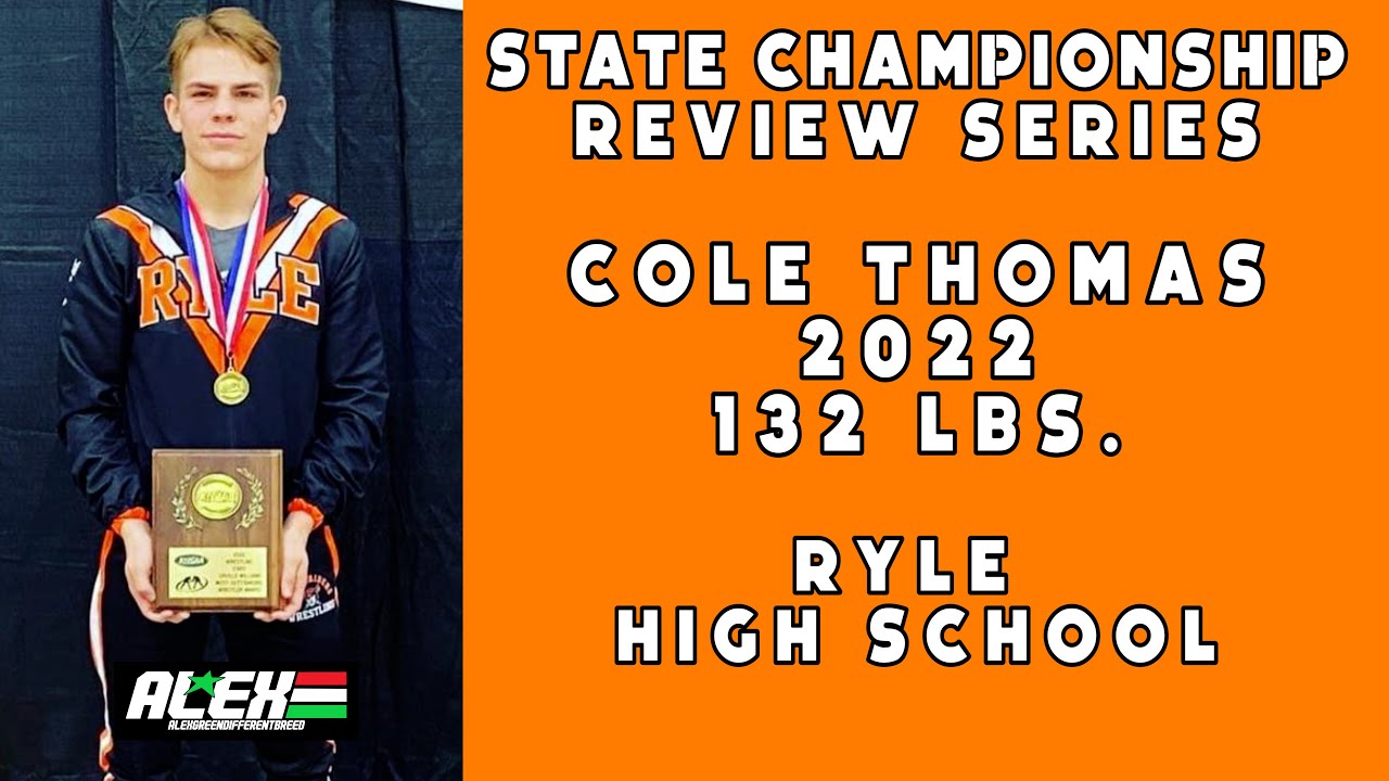 State Wrestling Championship match review w/ Cole Thomas (Ryle High School; 2022 132 lbs.)