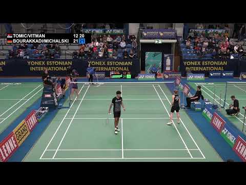 Match point - Tomic / Vitman vs Bourakkadi / Michalski - XD, SF- Estonian Int. 2022