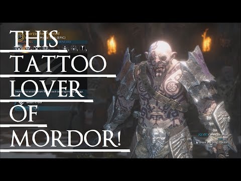 Shadow of War: Middle Earth™ Unique Orc Encounter & Quotes #120 THIS PAINTED URUK