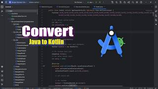 Convert Java Code to Kotlin Instantly | Android Studio Tutorial