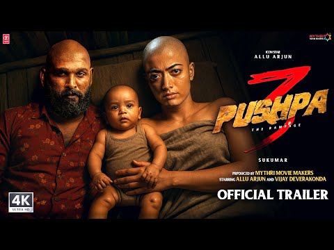 Pushpa 3: The Rampage - Official Trailer | Allu Arjun | Rashmika Mandhanna | Vijay D | Sukumar 