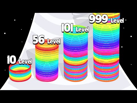 LEVEL UP SLINKY = Slinky Toys 3D + Slinky Hop. ASMR Gameplay
