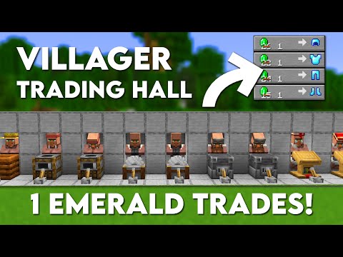 1.20 Update: ALL Villager Trades for 1 EMERALD!