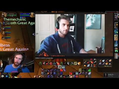 Asmongold reacts to VENRUKI 1V2 WPVP on Classic Beta