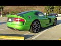Stryker Green SRT Dodge Viper GTS W Startup