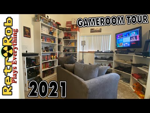😲 Game Room Tour 2021: Atari, Nintendo, Sega, Turbografx, Coleco and More! 😲