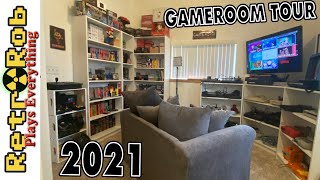 😲 Game Room Tour 2021: Atari, Nintendo, Sega, Turbografx, Coleco and More! 😲
